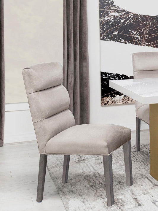 Carla Side Chair in Stone - Coaster Furniture