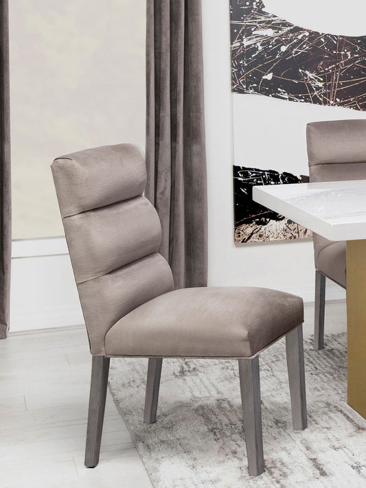 Carla Side Chair in Stone - Coaster Furniture
