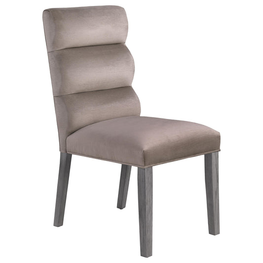 Carla Side Chair in Stone - Coaster Furniture