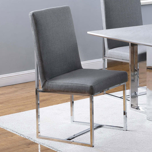 Mackinnon Side Chair in Grey - Coaster Furniture