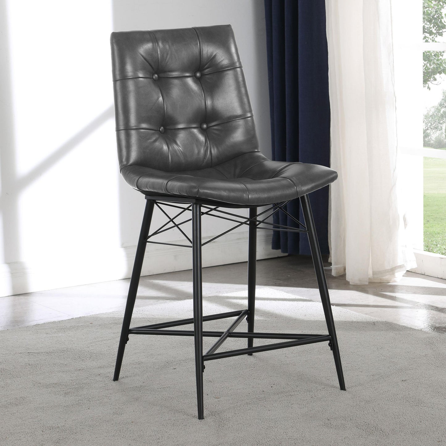 Aiken Counter Stool - Charcoal