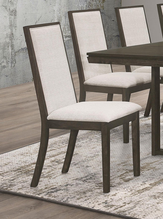 Kelly Side Chair in Dark Grey - Coaster Furniture