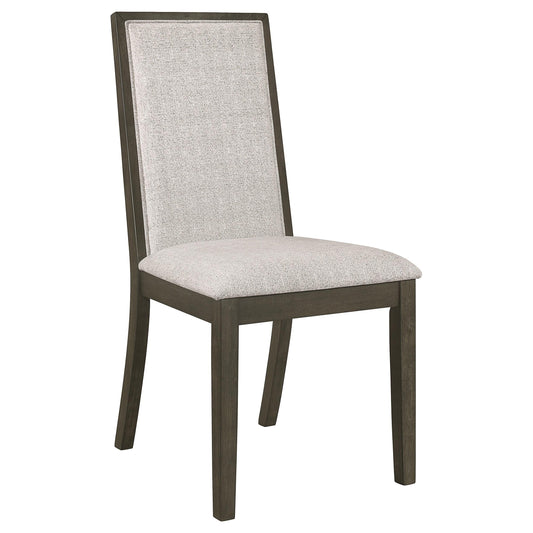 Kelly Side Chair in Dark Grey - Coaster Furniture