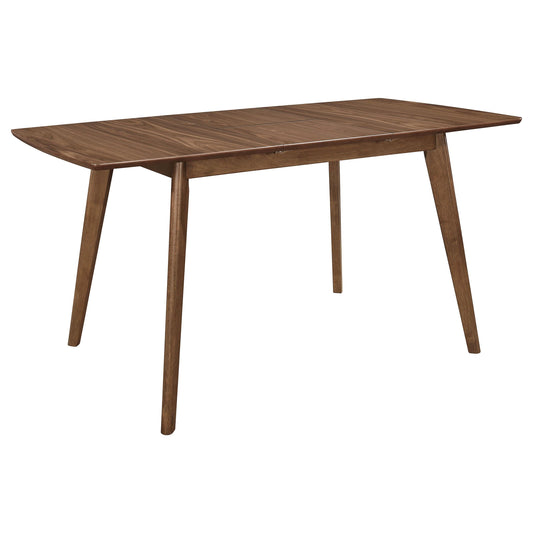 Alfredo Dining Table in Natural Walnut - Coaster Furniture