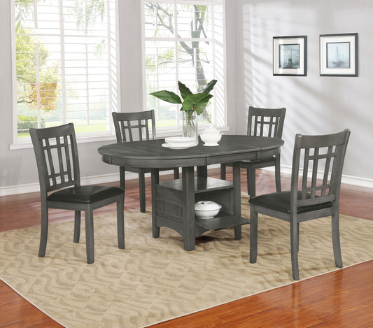 Lavon 5-Piece Dining Set - Medium Grey