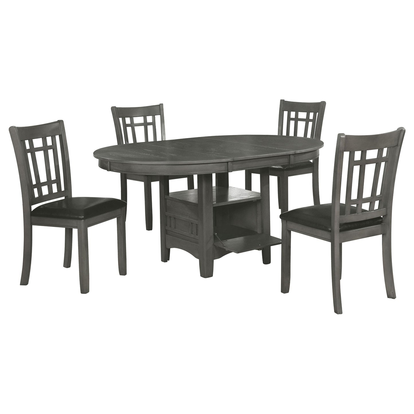 Lavon 5-Piece Dining Set - Medium Grey