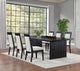 Brookmead Dining Set in Black / Ivory - Coaster Furniture