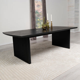 Brookmead Dining Table in Black / Ivory - Coaster Furniture