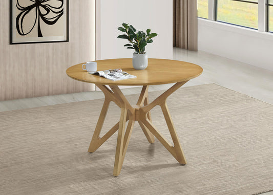 Elowen Dining Table in Light Walnut - Coaster Furniture