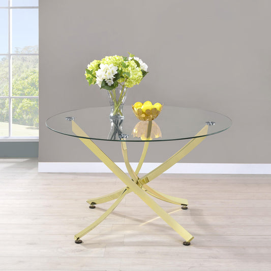Elowen Dining Table in Light Walnut - Coaster Furniture