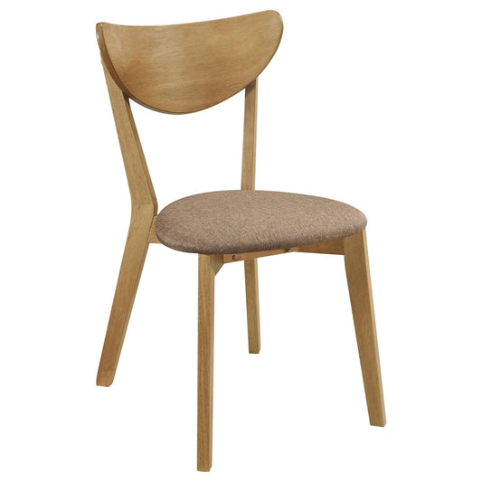 Elowen Side Chair in Light Walnut - Coaster Furniture
