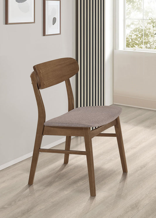 Dortch Side Chair in Walnut - Coaster Furniture