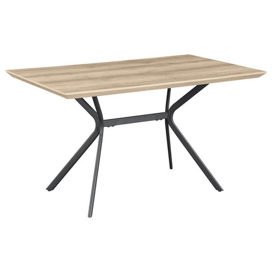 Edgecreek Dining Table in Light Brown - Coaster Furniture