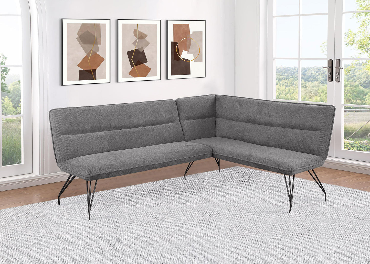 Edgecreek Nook Bench in Light Brown - Coaster Furniture