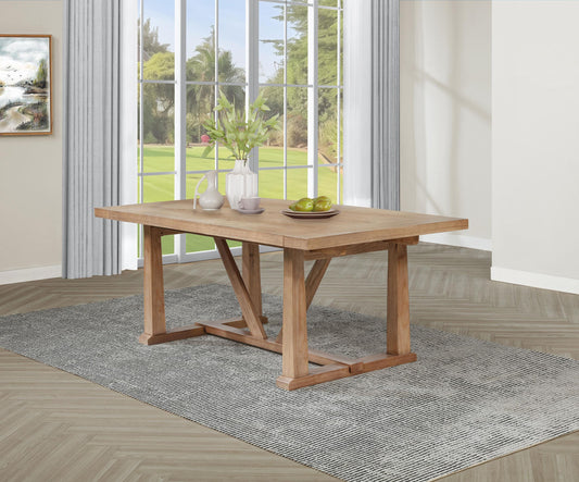 Middleton Dining Table in Natural / Black - Coaster Furniture
