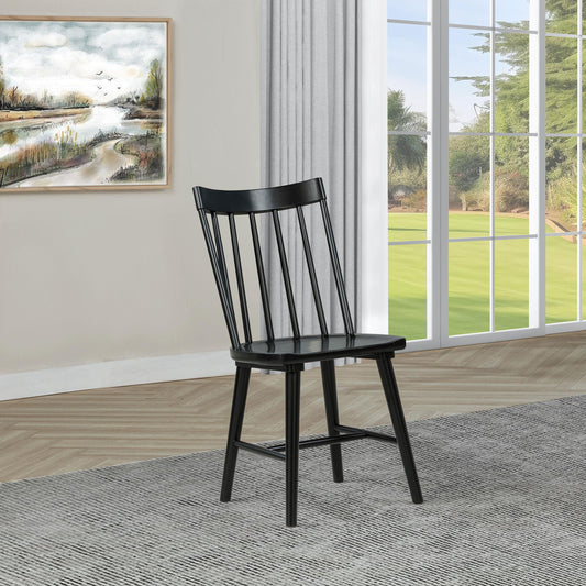 Middleton Side Chair in Natural / Black - Coaster Furniture