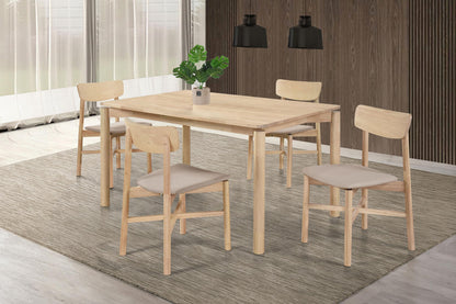 Parkridge Dining Table 5-Piece Set - White Washed