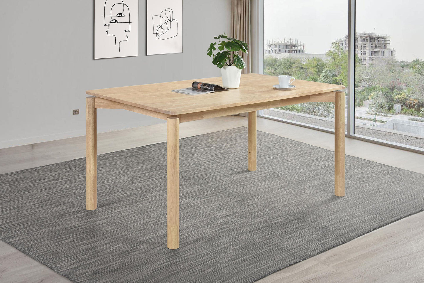 Parkridge Dining Table - White Washed