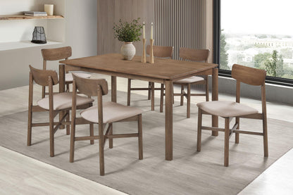 Parkridge Dining Table 7-Piece Set - Natural Walnut