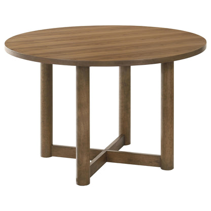 Crestmore Dining Table 5-Piece Set in Walnut - Coaster Furniture