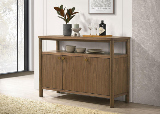 Crestmore Sideboard in Walnut - Coaster Furniture