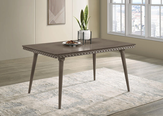 Onslow Dining Table in Dark Brown - Coaster Furniture