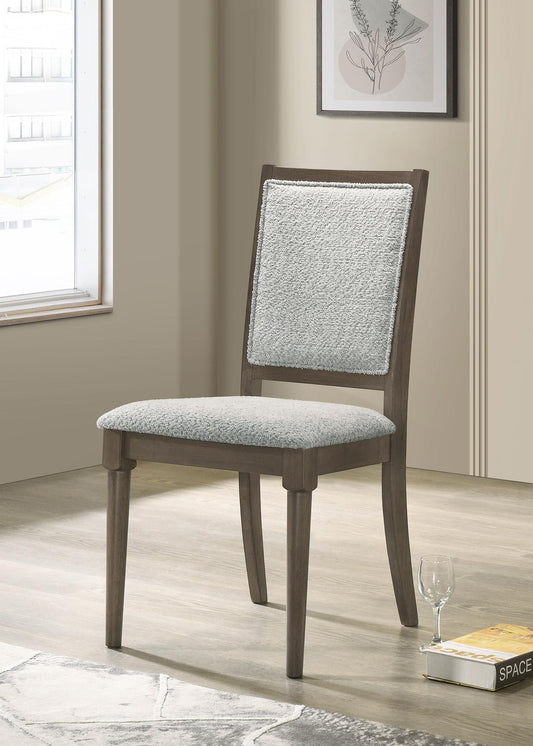 Onslow Side Chair in Dark Brown - Coaster Furniture