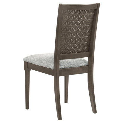 Onslow Side Chair in Dark Brown - Coaster Furniture