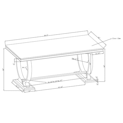 Antoine Dining Table - White