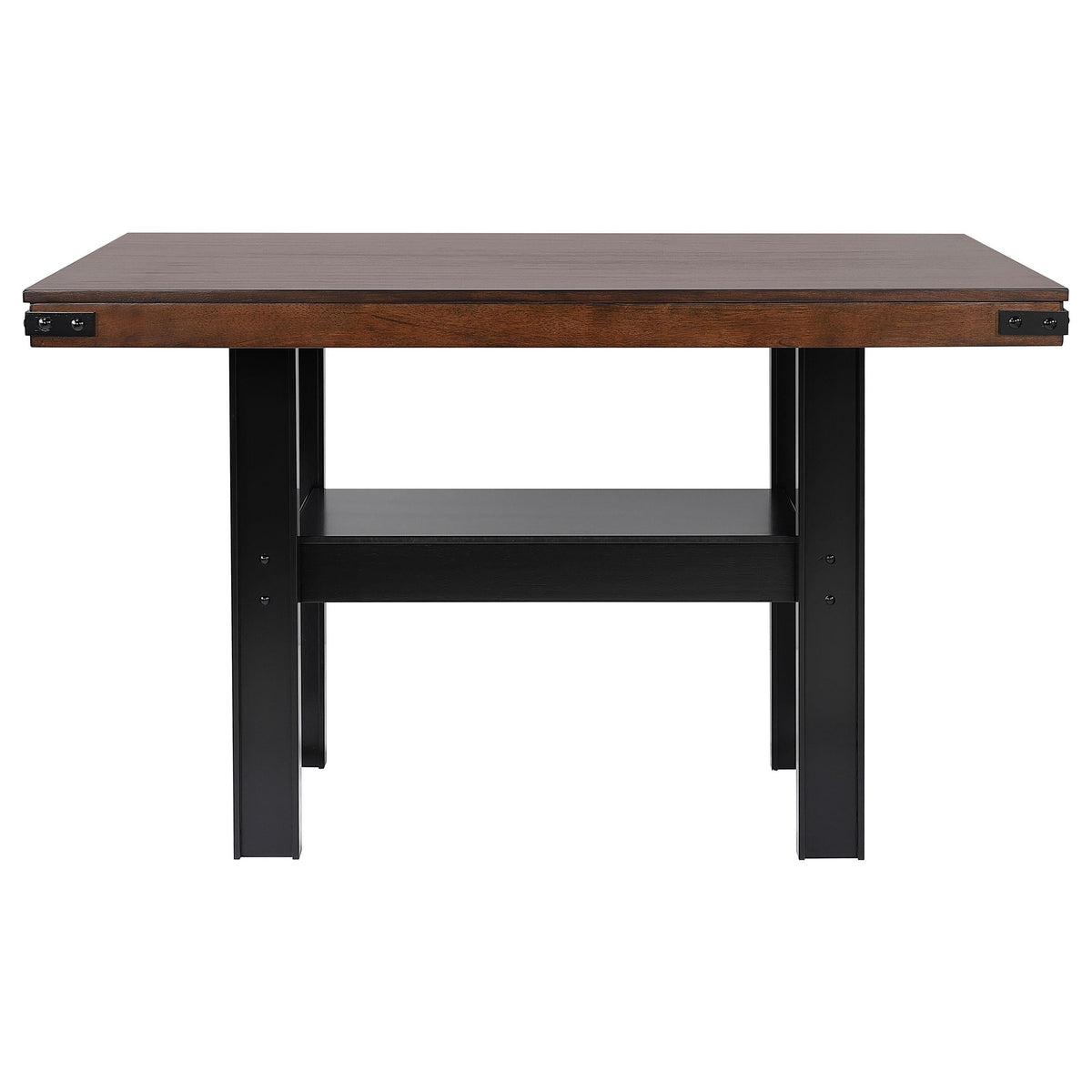 Patterson 5-Piece Counter Ht Dining Set in Mango Oak / Black - Coaster Furniture