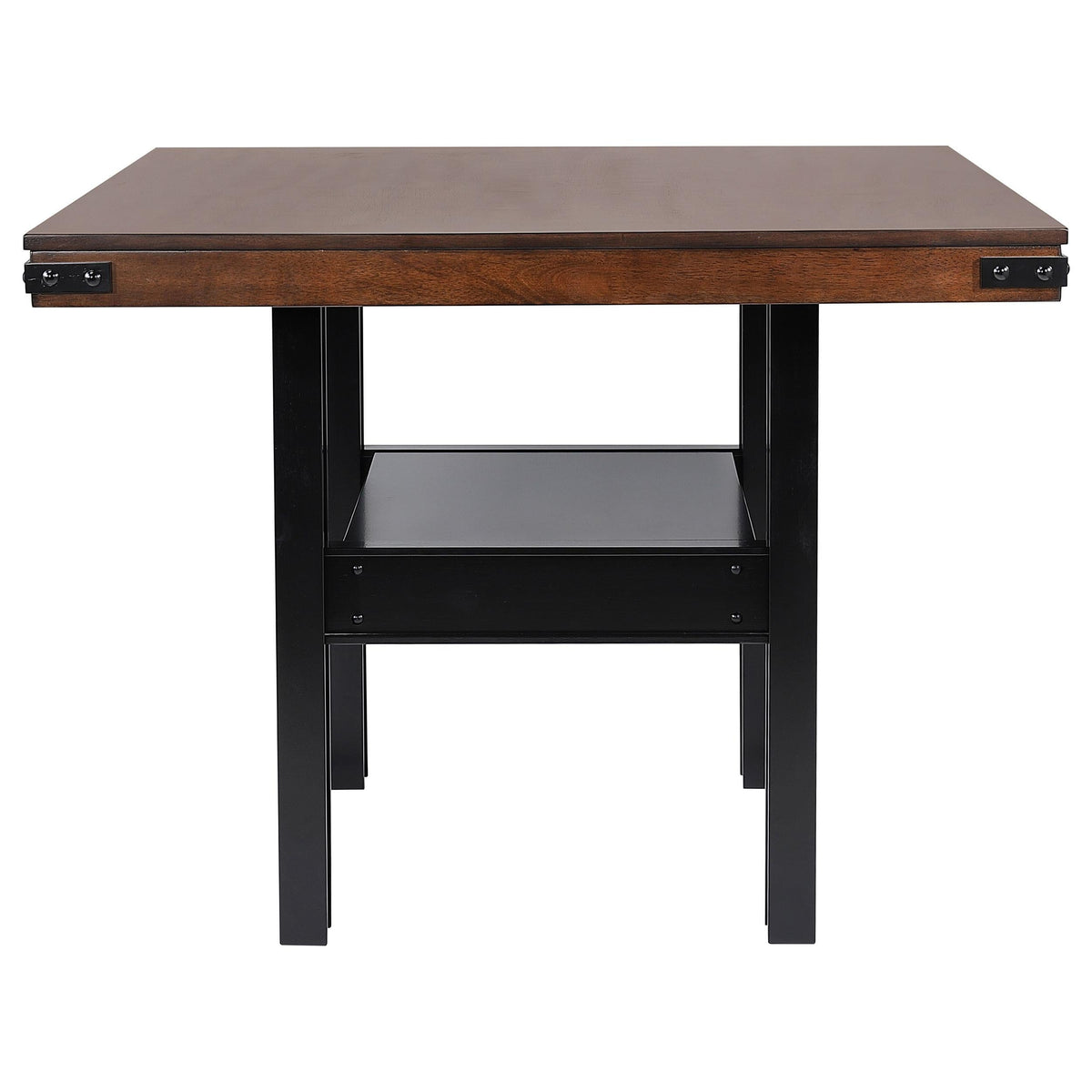 Patterson 5-Piece Counter Ht Dining Set in Mango Oak / Black - Coaster Furniture