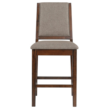 Patterson 5-Piece Counter Ht Dining Set in Mango Oak / Black - Coaster Furniture