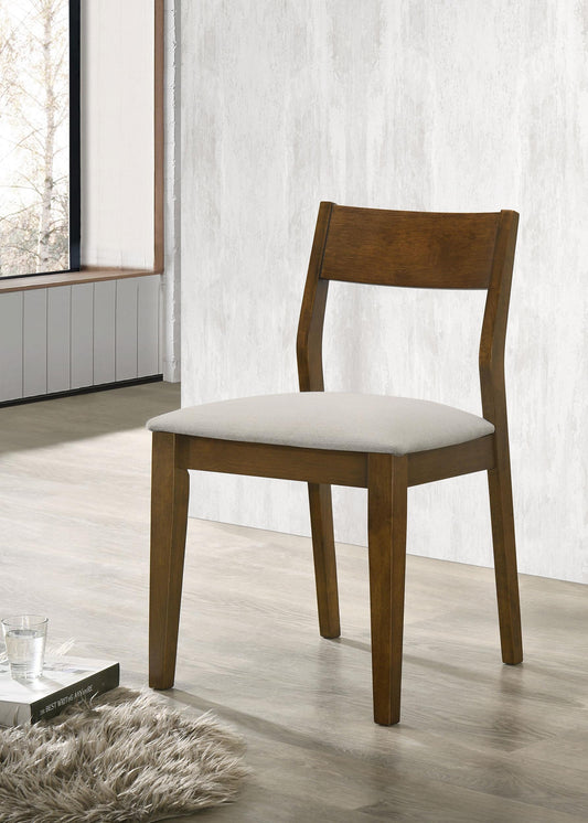 Almonte Side Chair in Dark Brown - Coaster Furniture