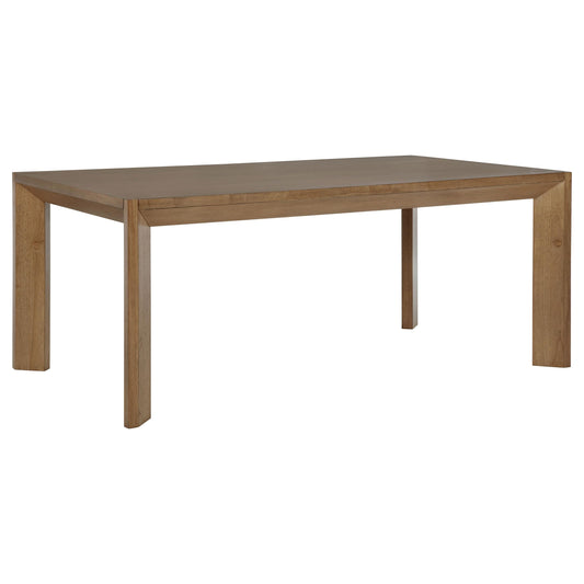 Bruner Dining Table in Natural Brown - Coaster Furniture