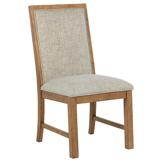 Bruner Side Chair in Natural Brown - Coaster Furniture