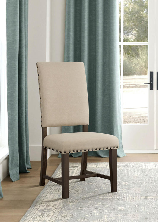 Twain Side Chair in Warm Grey - Coaster Furniture