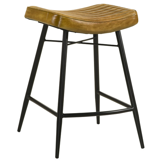 Bayu Counter Stool in Antique Camel - Coaster Furniture