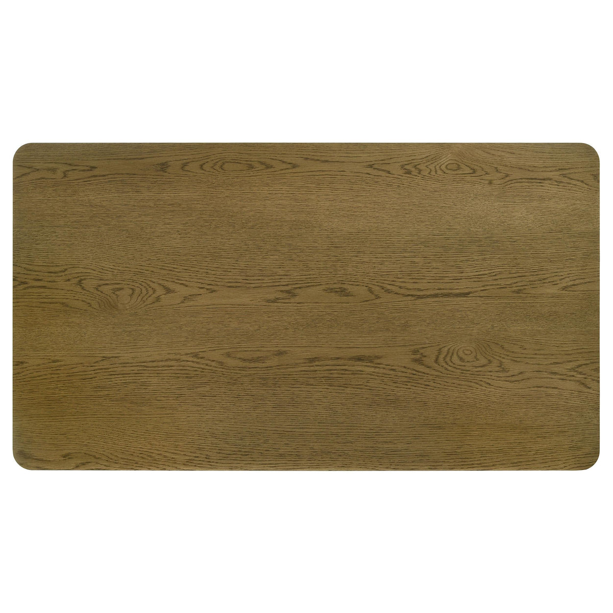 Castlewood Dining Table in Brown Oak - Coaster Furniture