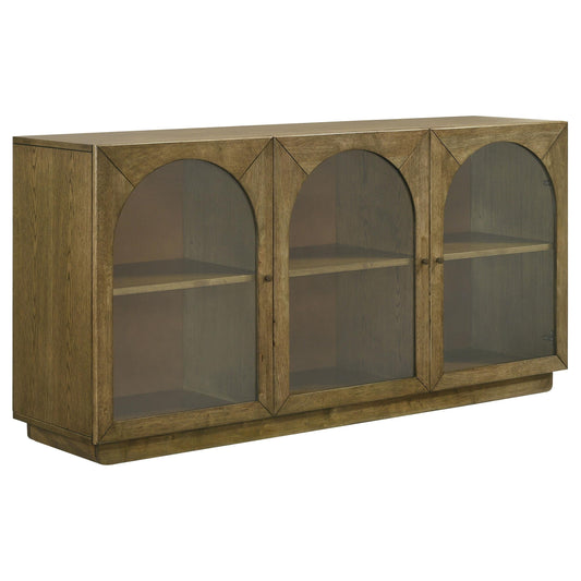 Castlewood Sideboard in Brown Oak - Coaster Furniture
