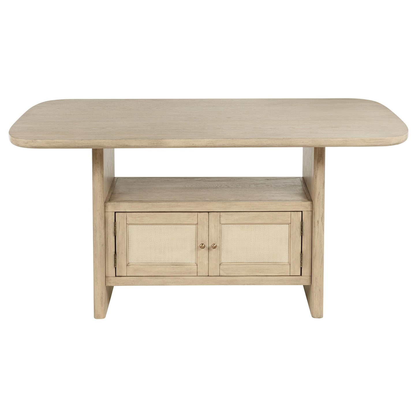 Kailani Counter Height Dining Table in Beige Oak - Coaster Furniture
