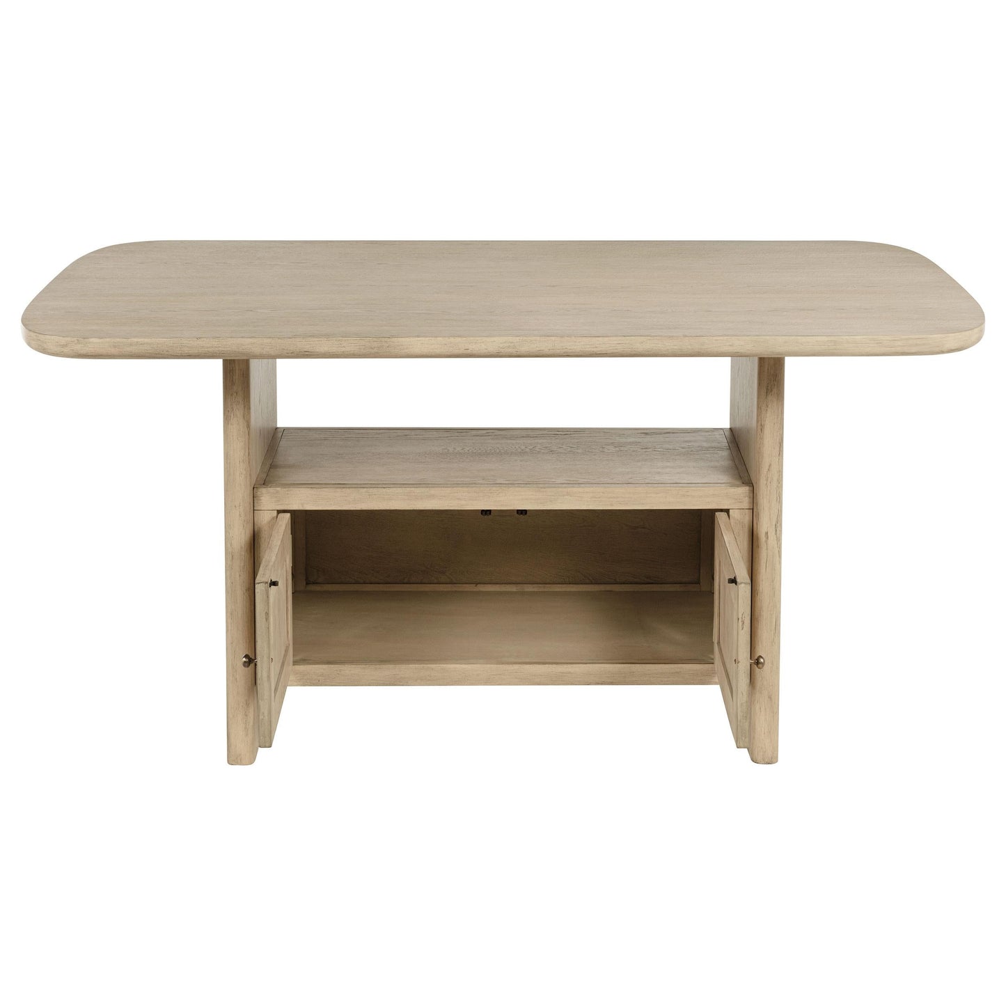 Kailani Counter Height Dining Table in Beige Oak - Coaster Furniture