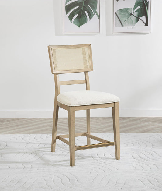 Kailani Counter Chair in Beige Oak - Coaster Furniture