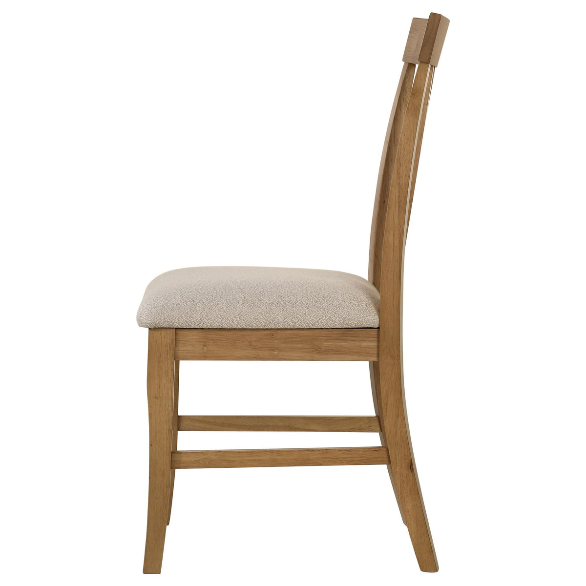 Hartville Side Chair in Natural Light Brown - Coaster Furniture