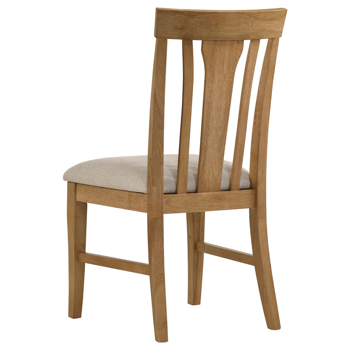 Hartville Side Chair in Natural Light Brown - Coaster Furniture