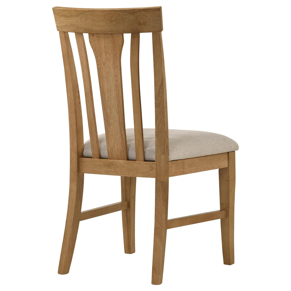 Hartville Side Chair in Natural Light Brown - Coaster Furniture
