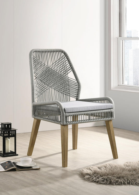 Nakia Side Chair in Grey - Coaster Furniture