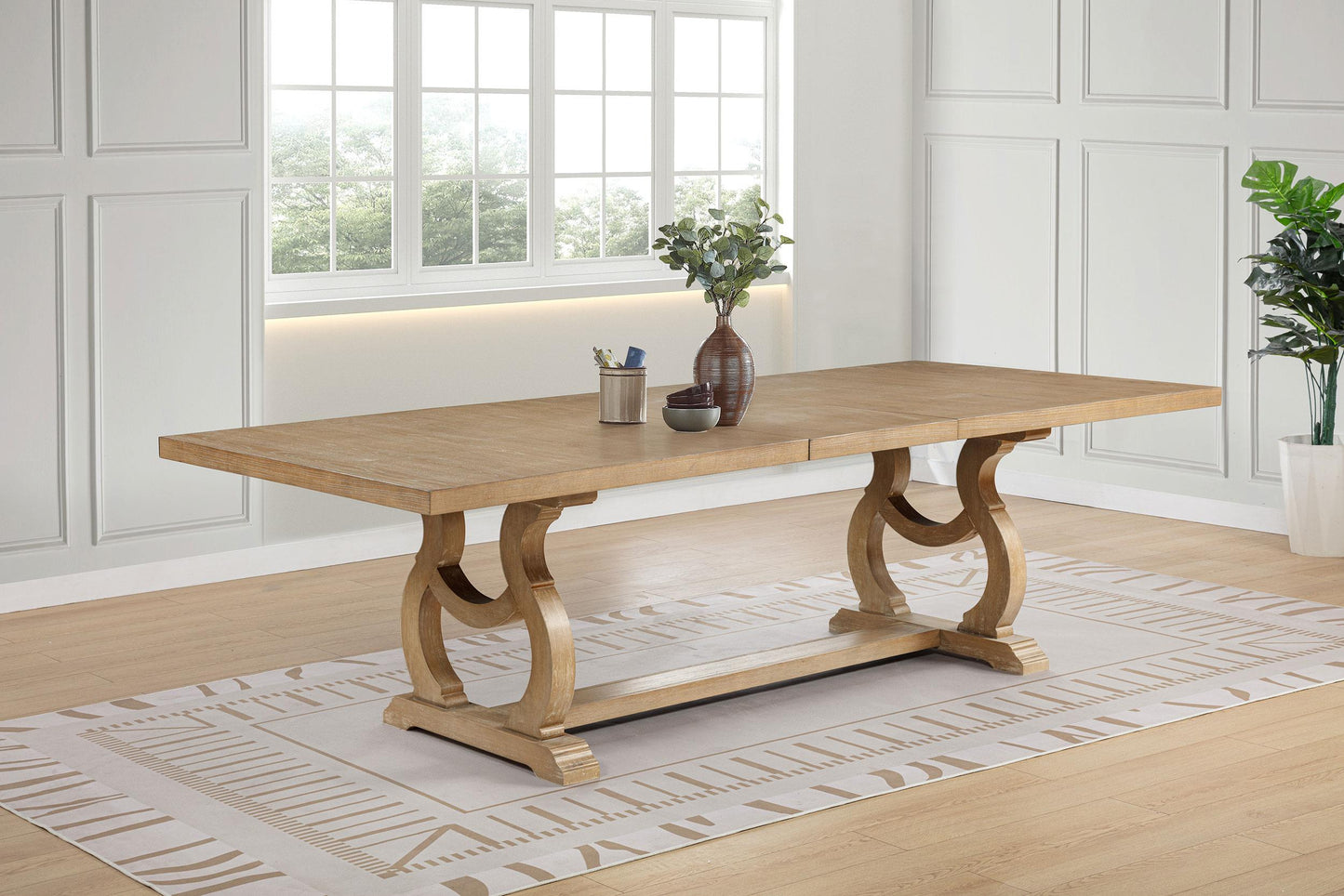 Brockway Dining Table - Barley Brown