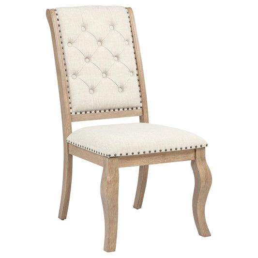 Brockway Side Chair in Barley Brown - Coaster Furniture