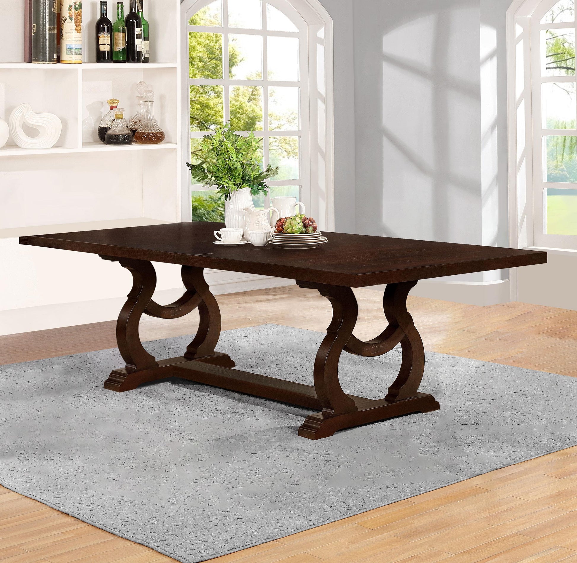 Brockway Dining Table - Rustic Java