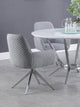 Abby Arm Chair in White High Gloss - Coaster Furniture